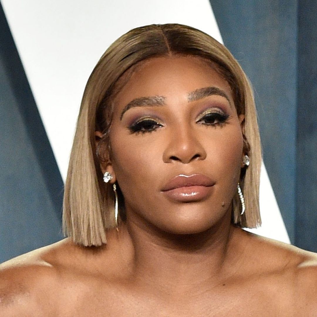 Serena Williams stops tracks in stunning black dress for new photo