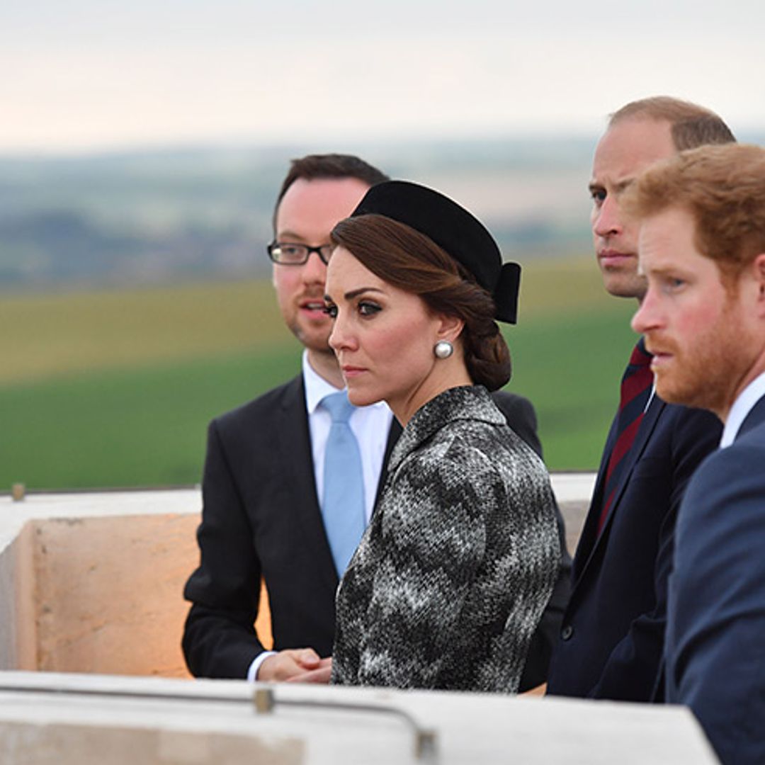 Prince William, Kate and Prince Harry attend Somme Centenary commemorations in France