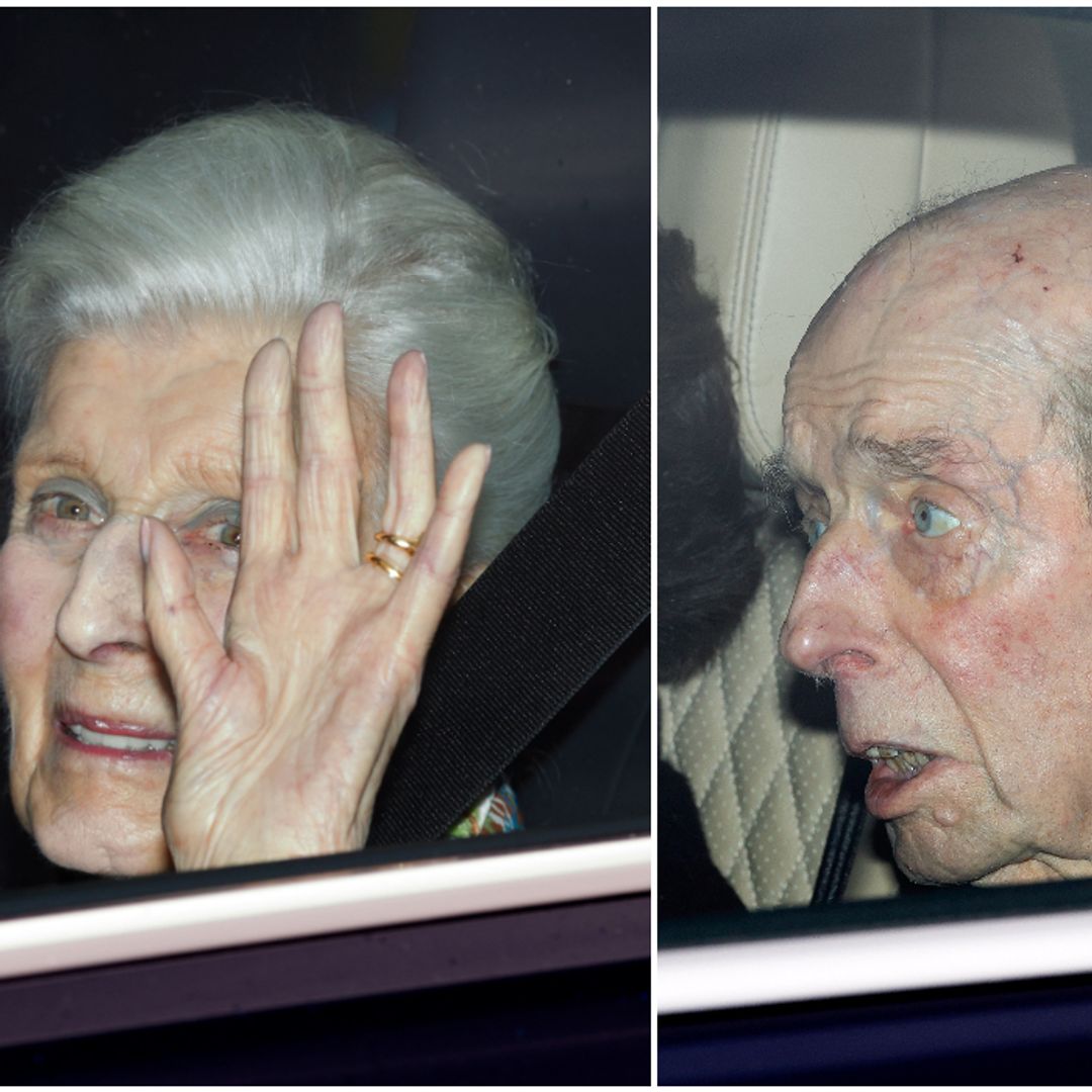 Princess Alexandra, 88, and the Duke of Kent, 90, join King Charles' festive lunch for extended family