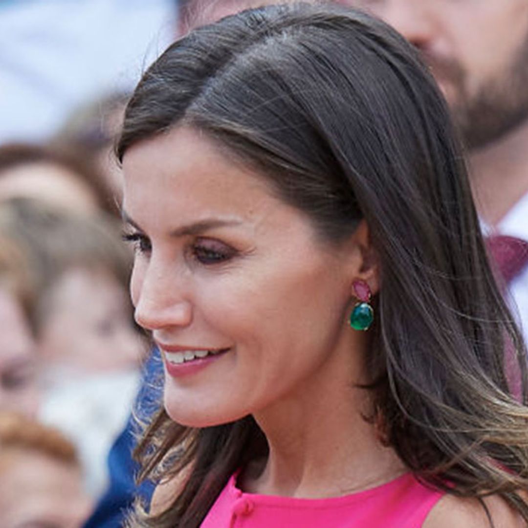 Queen Letizia makes a bold statement in the colour of the moment