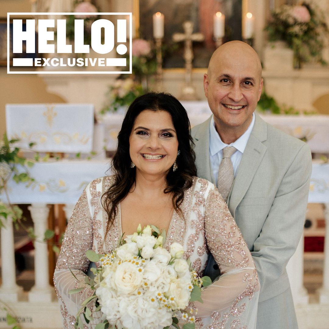 Nina Wadia renews wedding vows with husband Raiomond Mirza after 25 years in beautiful Croatian setting