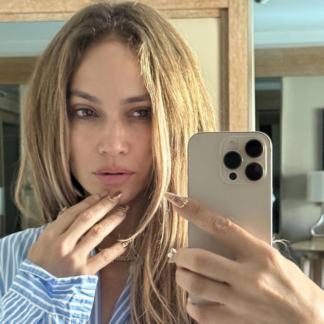 Even after her big night out, the star's locks still looked perfect