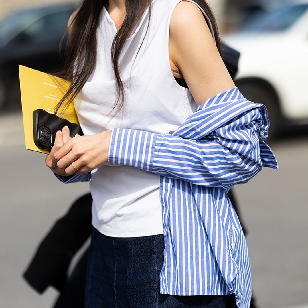 7 blue & white striped shirts that feel very summer 2025 