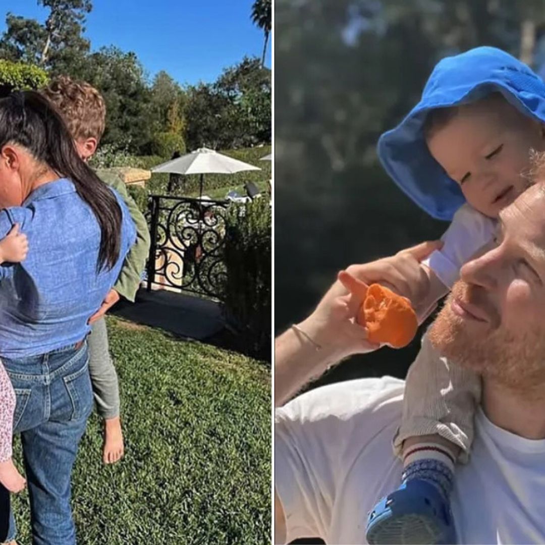 Rare footage of Archie and Lilibet having fun at home will melt your heart