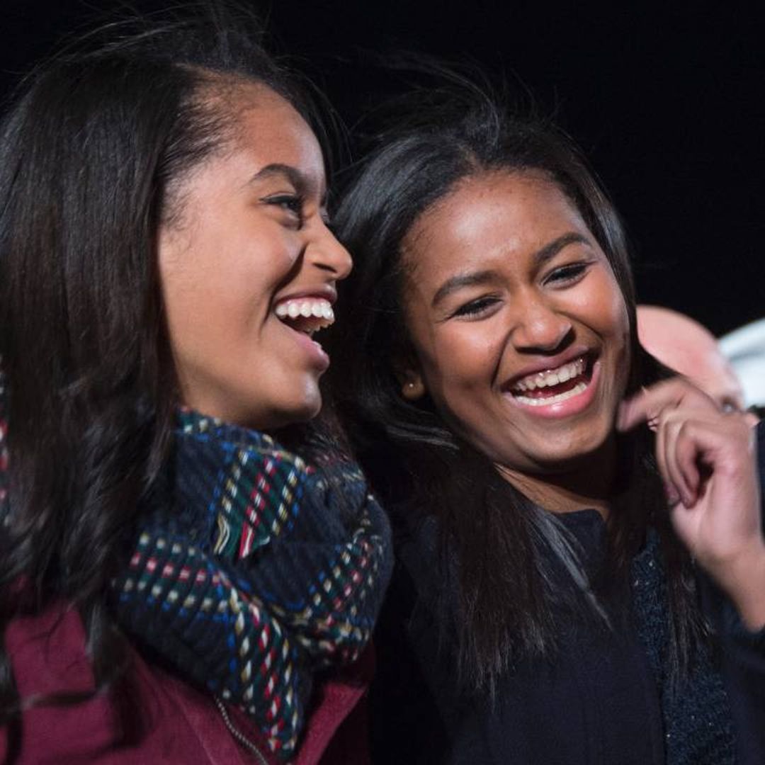 Michelle Obama's daughters pictured inside White House in epic throwback photo with Jenna Bush Hager