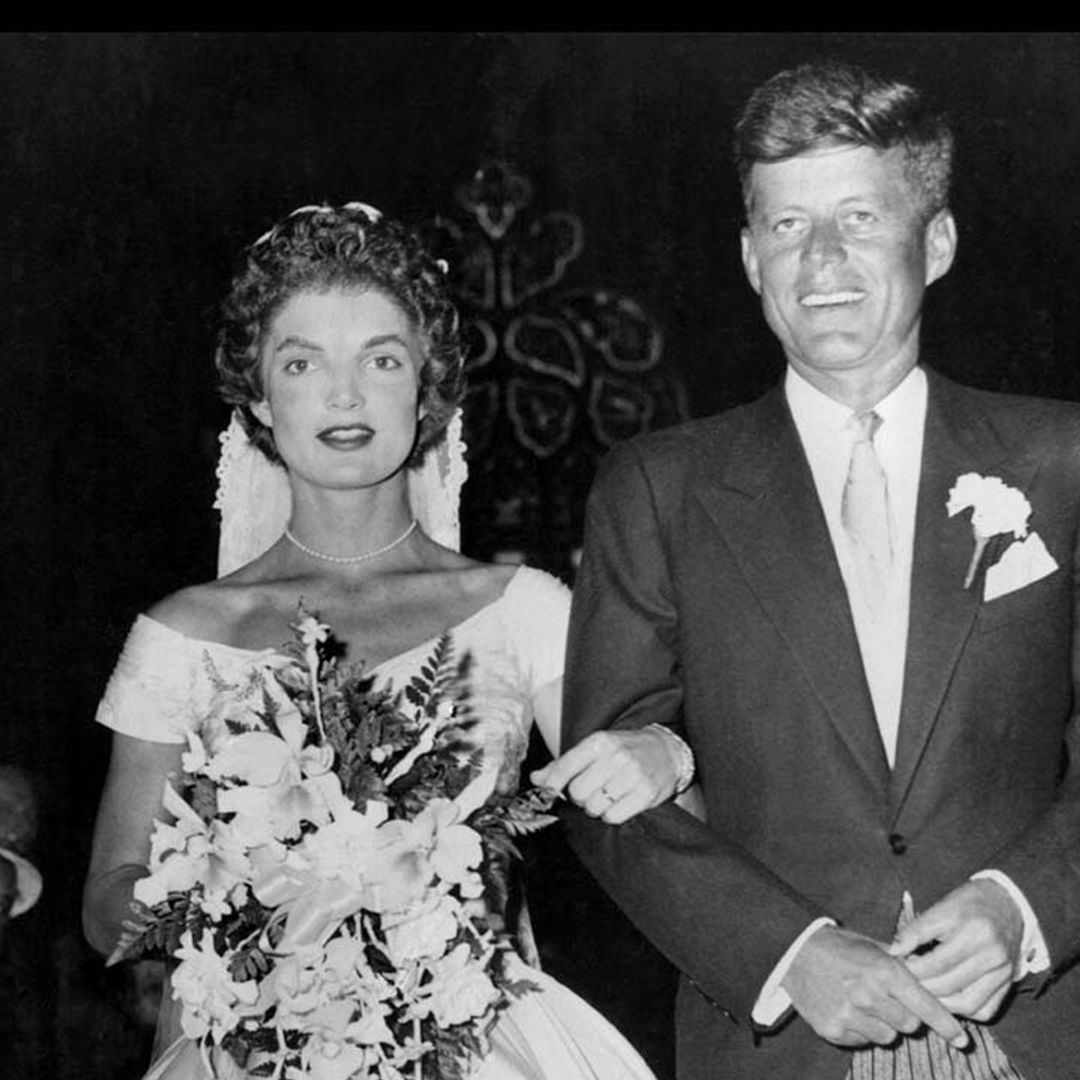 See new details of Jackie Kennedy's wedding dress in previously unpublished photo