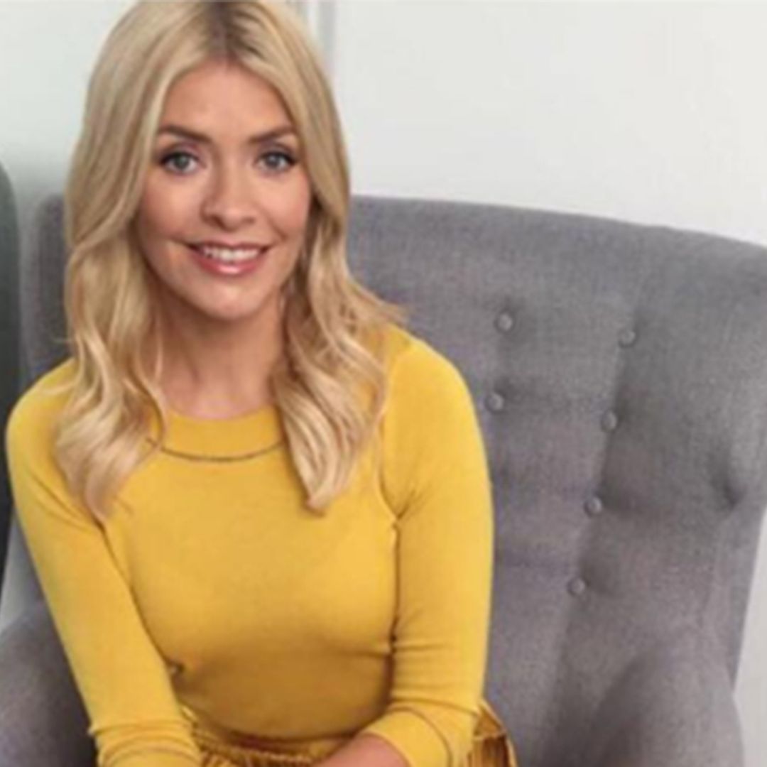 Holly Willoughby brings the sunshine in pleated Whistles skirt!