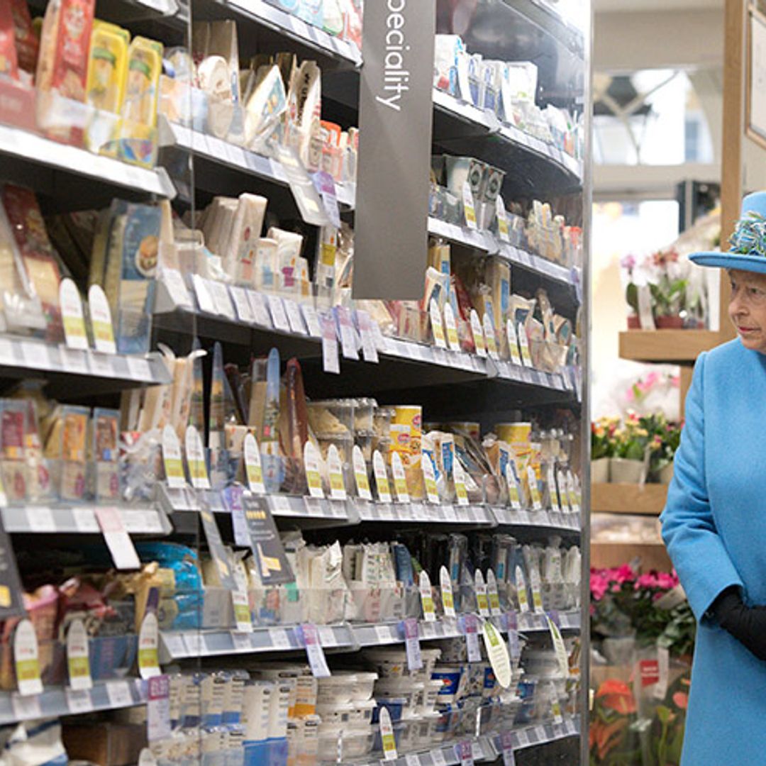 The Queen spotted browsing the aisles at Waitrose