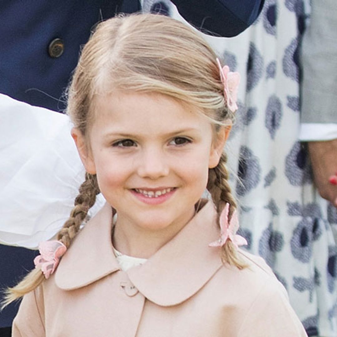See where Princess Victoria and Prince Daniel took Princess Estelle for her birthday