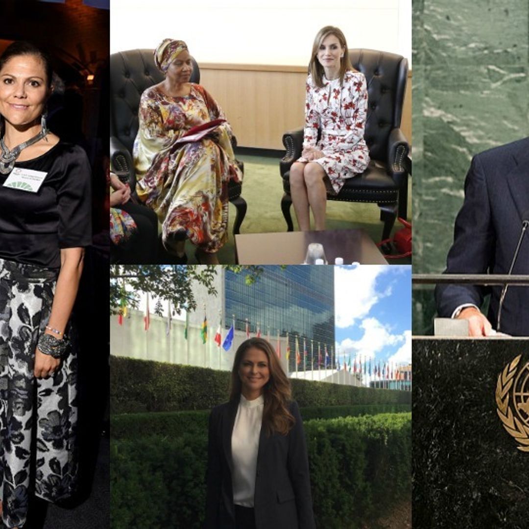 Queen Letizia, Crown Princess Victoria and more royals head to the United Nations