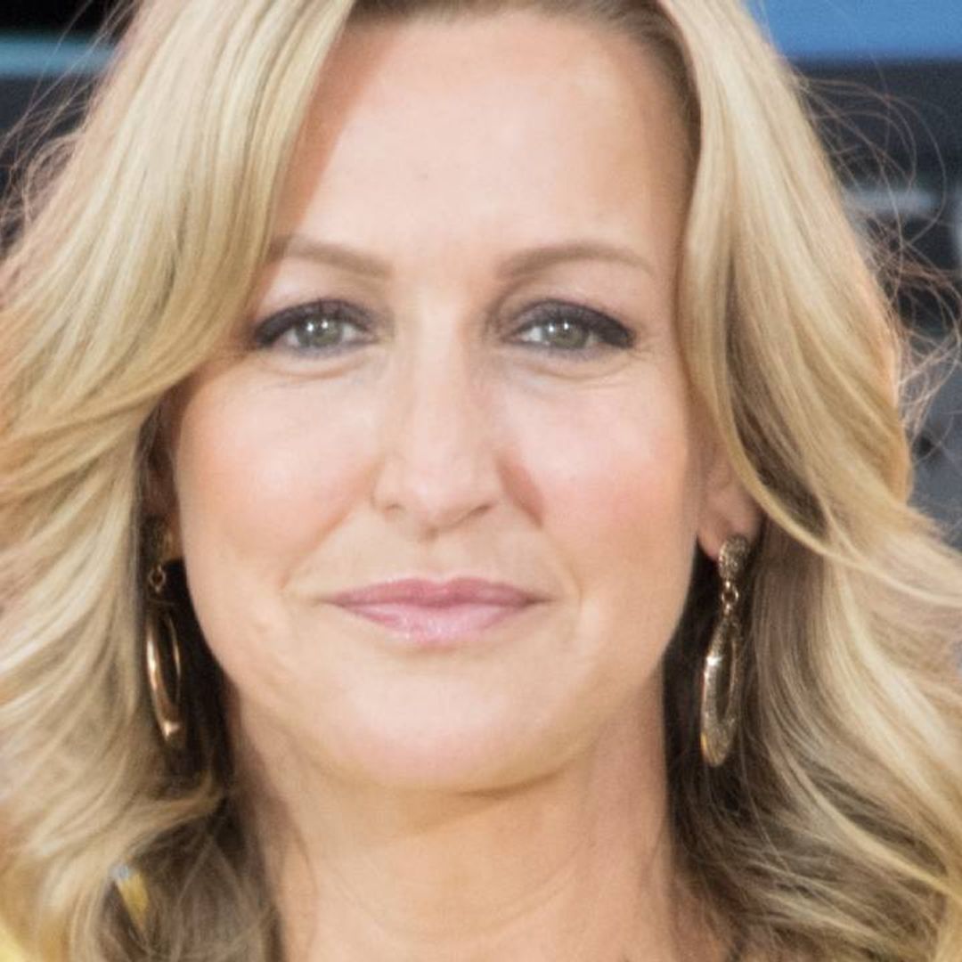 Lara Spencer looks fabulous in her all-time favorite mini dress teamed with gold heels