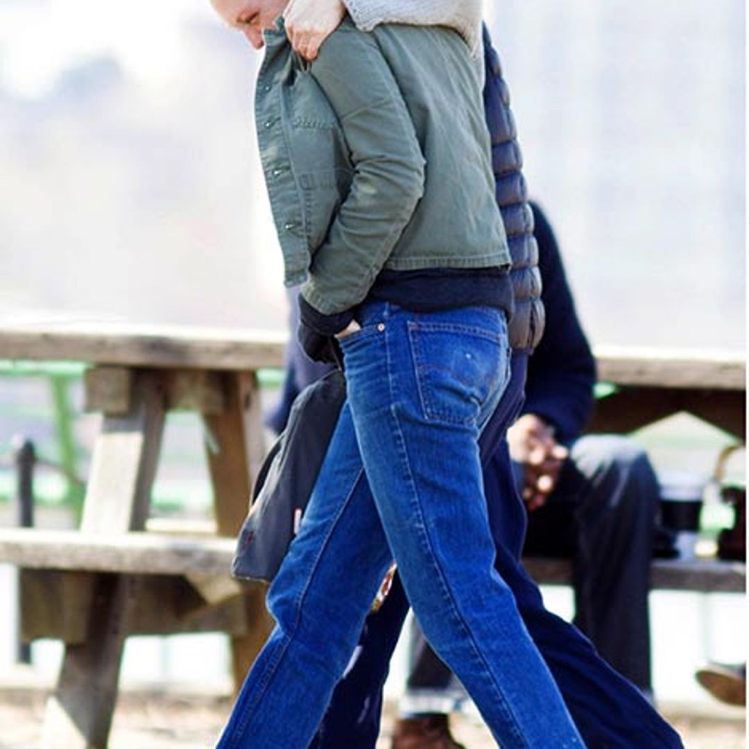 Kristen Stewart and Julianne Moore relax during 'Still Alice' shoot