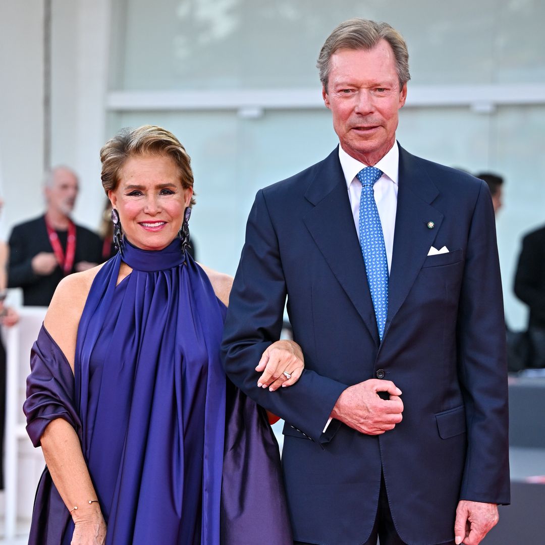 Grand Duchess Maria Teresa shares rare photos of baby grandson after husband's abdication announcement