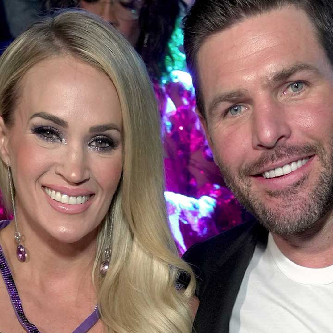 Carrie Underwood shares selfie of herself and husband Mike Fisher relaxing  in red 'Christmas PJs