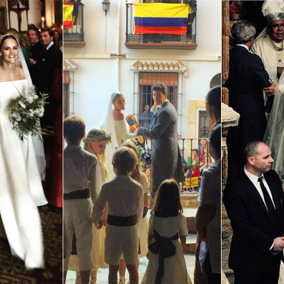 Behind-the-scenes at Lady Charlotte Wellesley and Alejandro Santo Domingo wedding