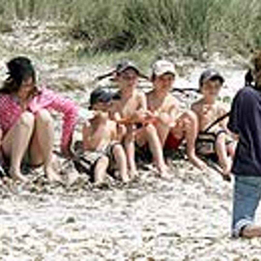 Royal youngsters enjoy Majorca's beaches