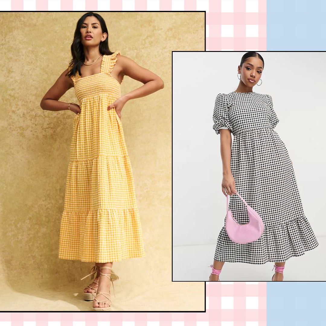 9 best gingham print dresses for summer - the trend to check off your must-have list