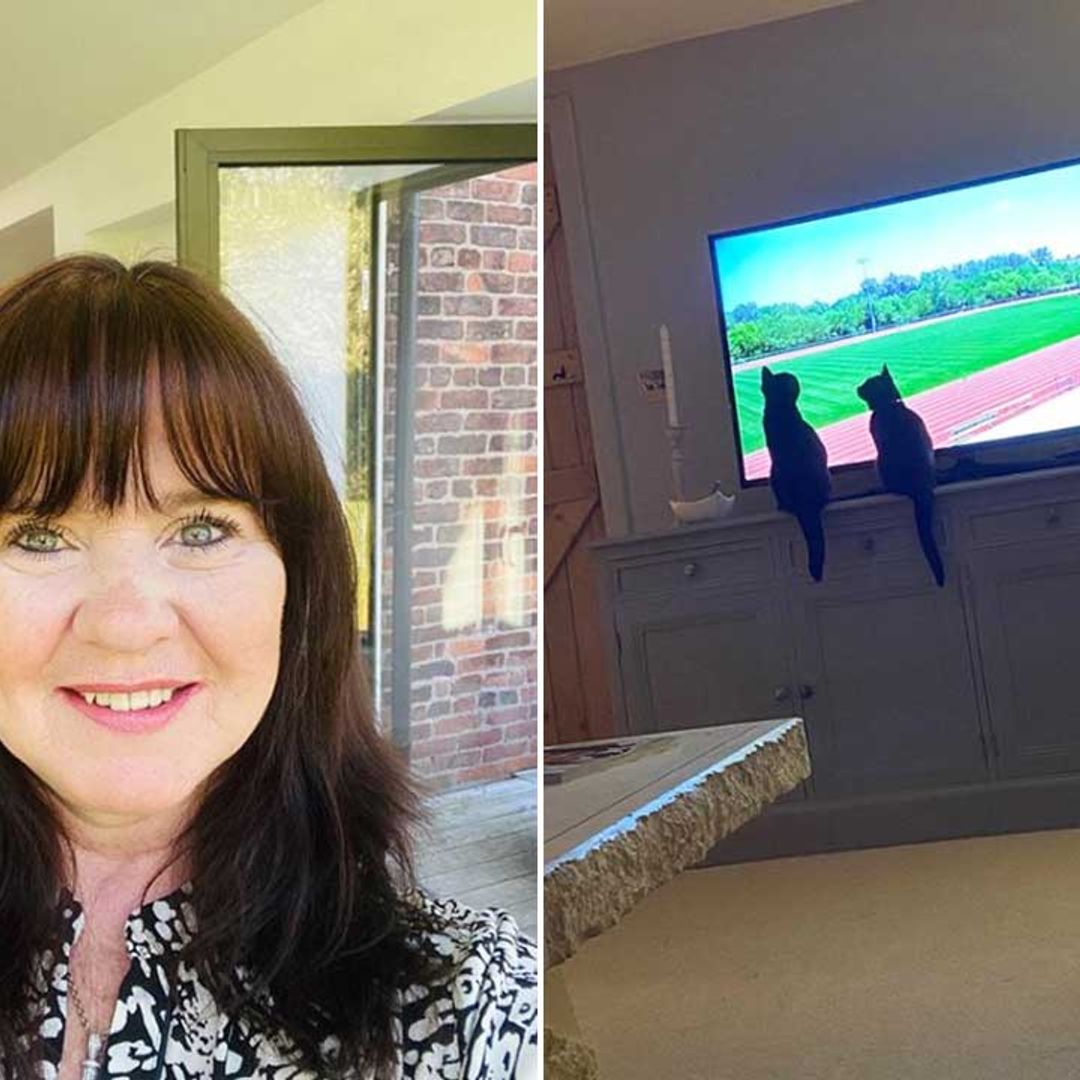 Coleen Nolan debuts brand new living room after moving home