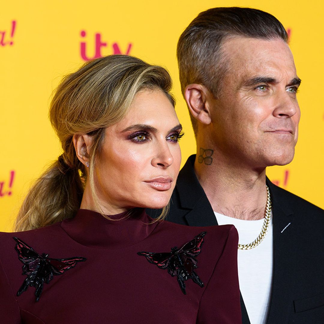Robbie Williams is floored by wife Ayda Field's incredible flexibility