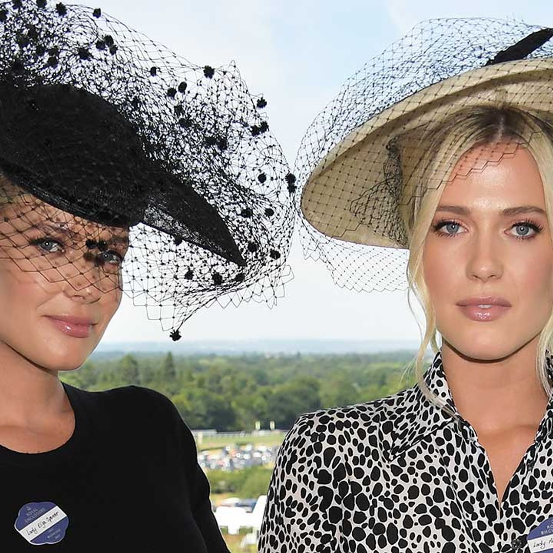 Lady Amelia and Eliza Spencer twin in Michael Kors for Royal Ascot 2022