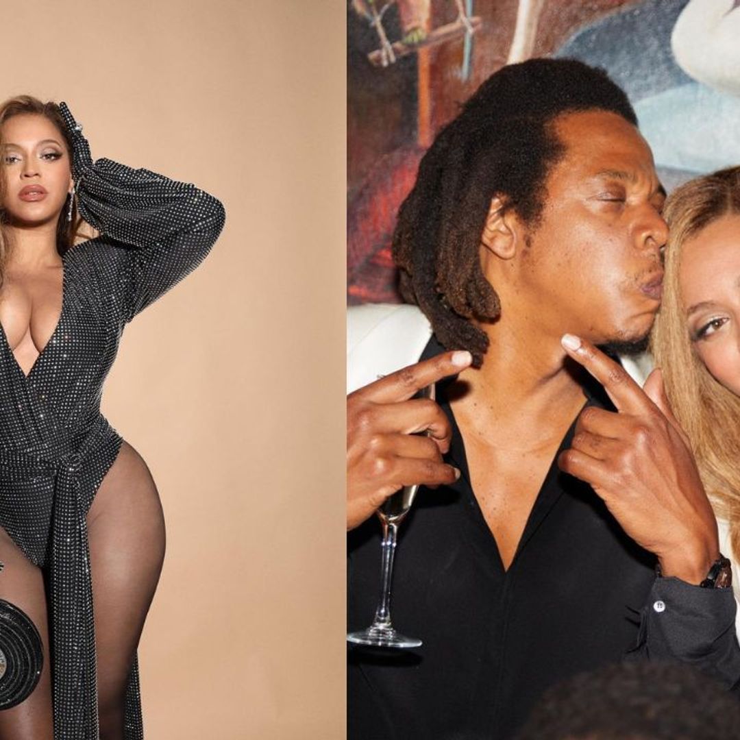 Beyoncé makes fans swoon in double thigh high slit crystal dress to the Renaissance release party