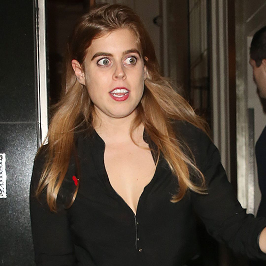Princess Beatrice is gorgeous in floral pencil skirt!