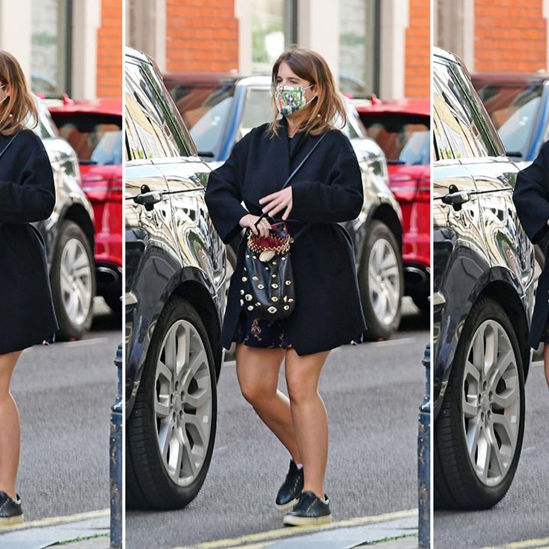 Princess Eugenie covers baby bump in seriously chic Zara jacket