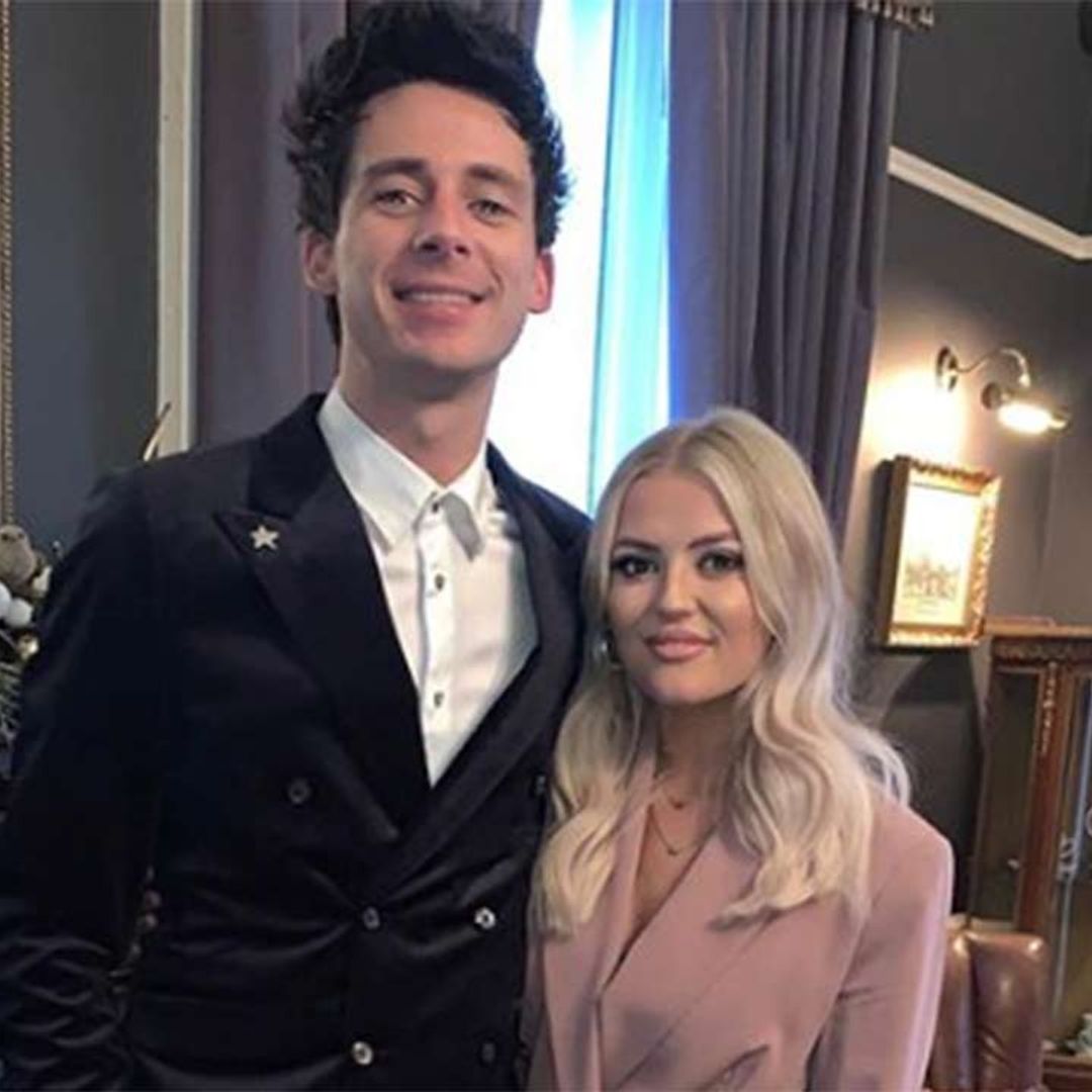 Lucy Fallon nails winter wedding guest style in Topshop suit – and it's got 10% off