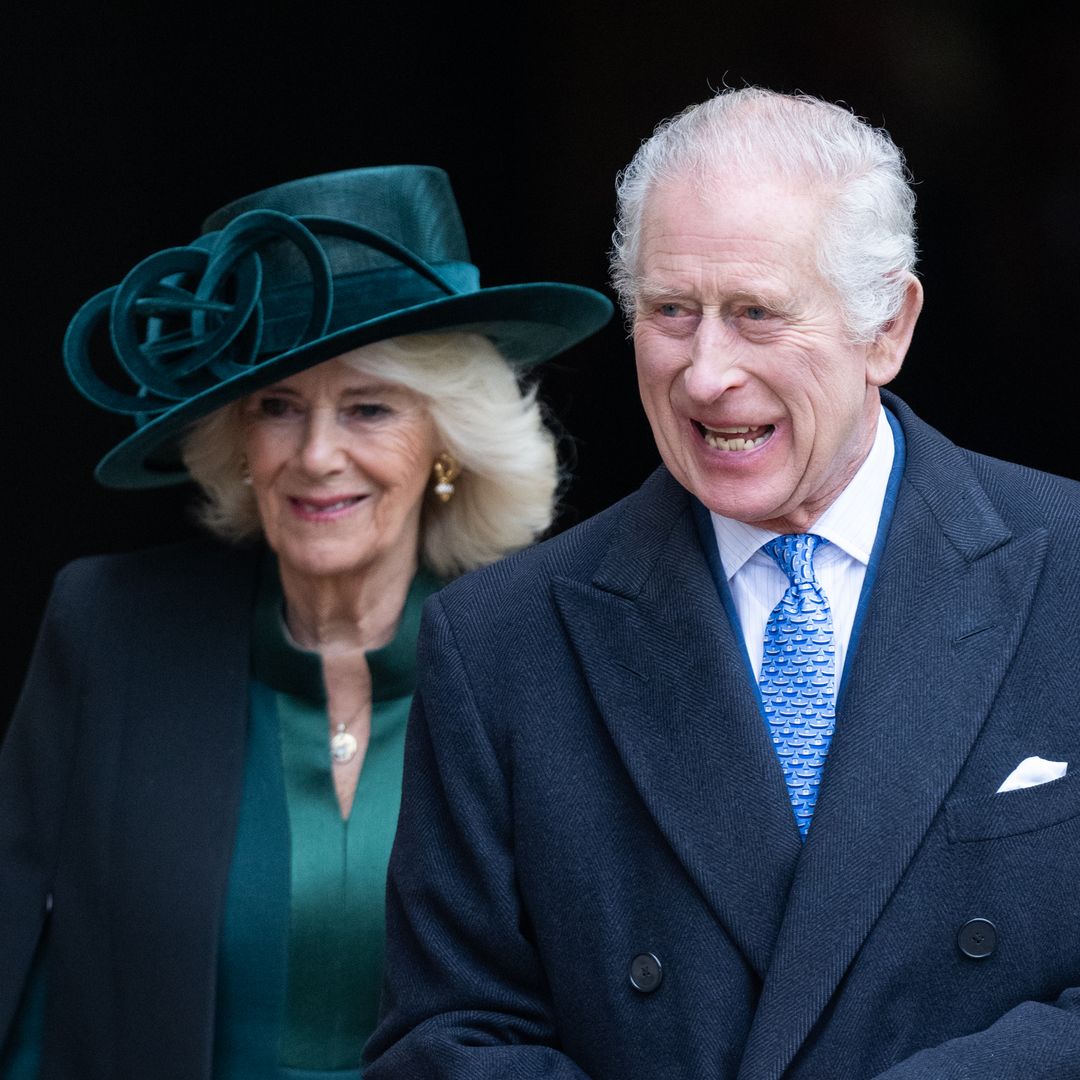 Beaming King Charles and Queen Camilla lead royals at Easter Sunday service - best photos