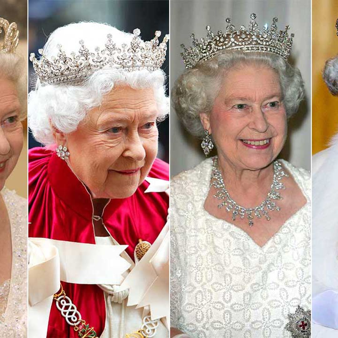 Queen Elizabeth II's most breathtaking jewellery tiara - photos | HELLO!