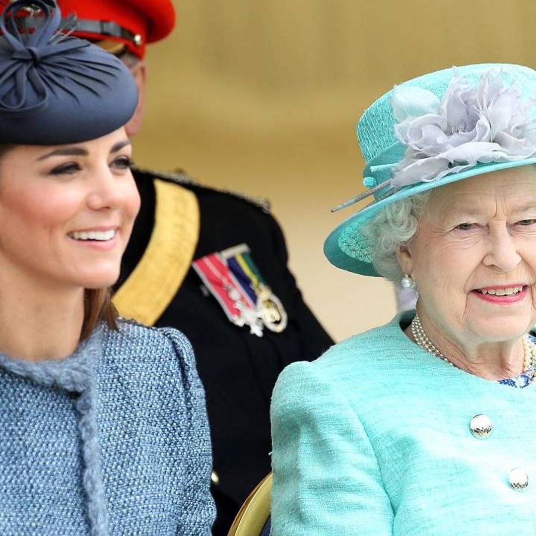 The Queen reacts to Kate Middleton's children's book reading