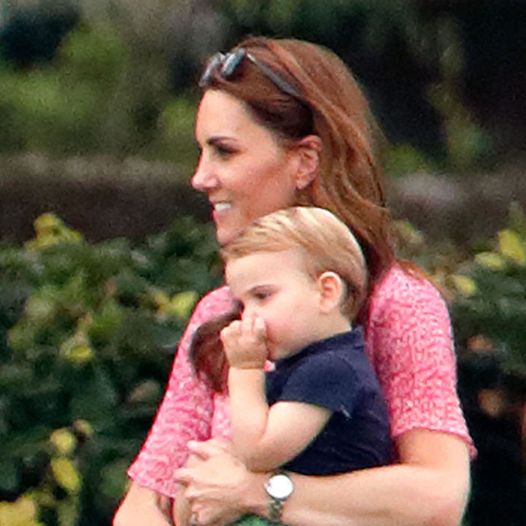 The heartwarming moment Kate Middleton kisses Prince Louis on his lips