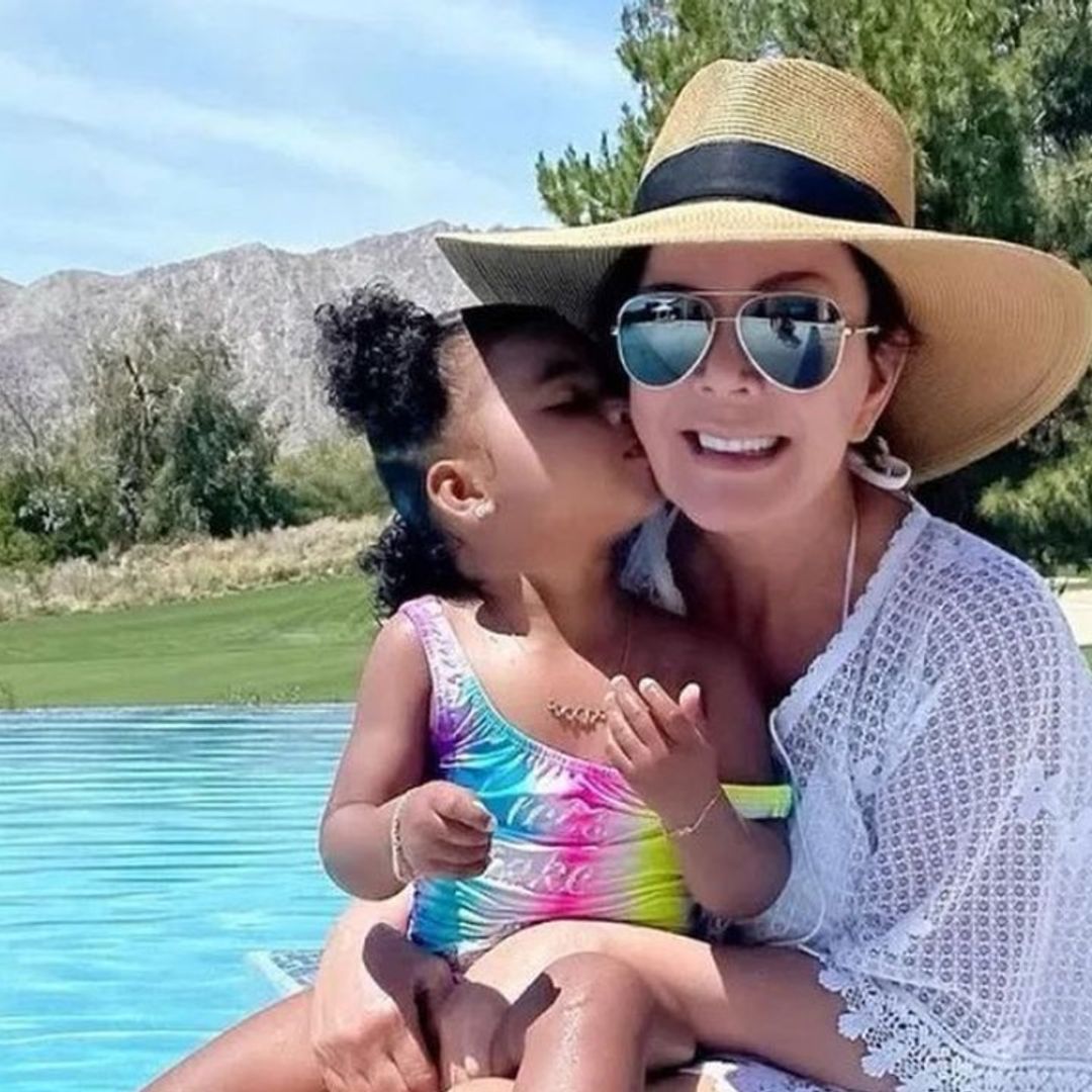 Kris Jenner, 65, looks sensational in poolside photo as she marks family celebration