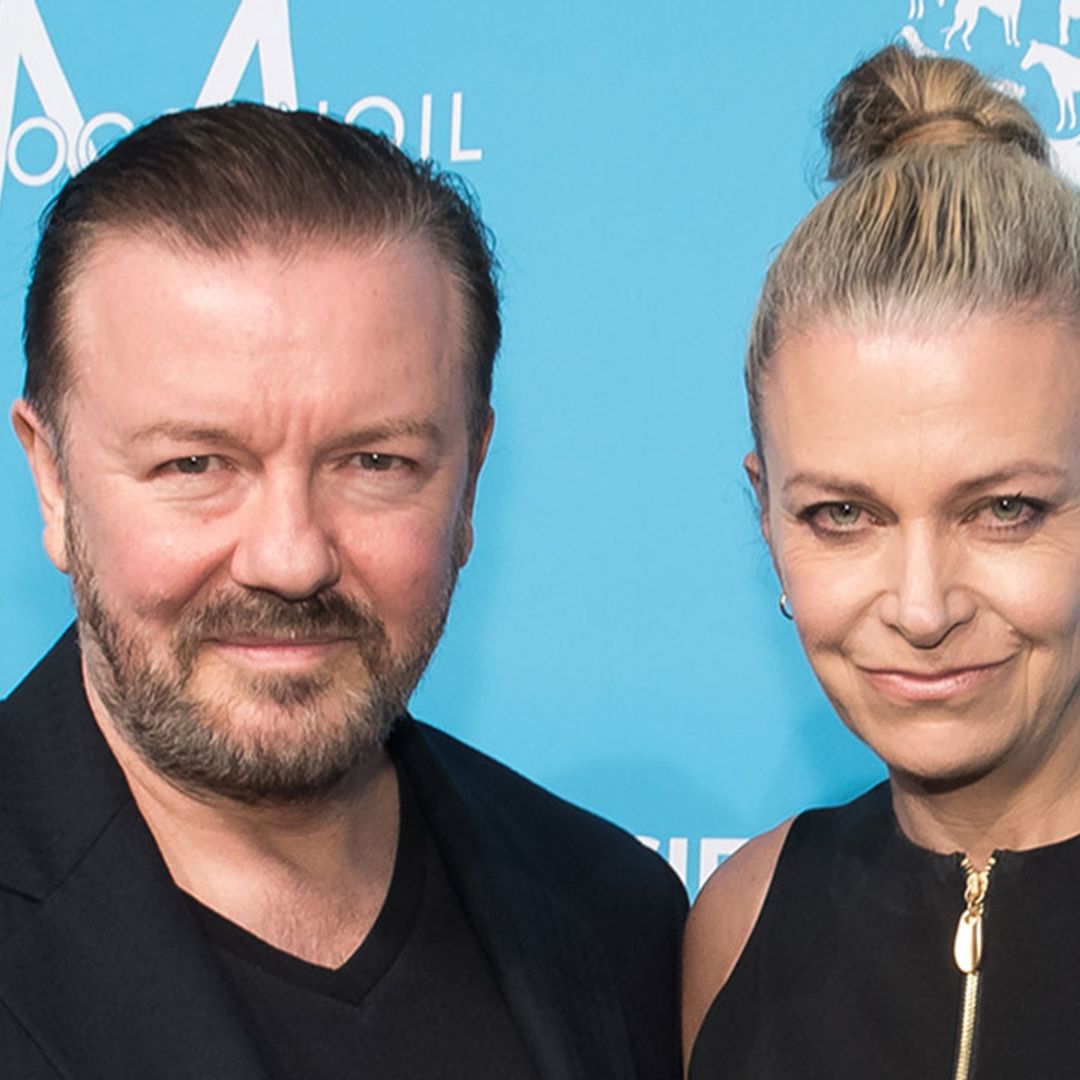 Ricky Gervais and partner Jane surprise fan battling 'incurable stomach cancer'