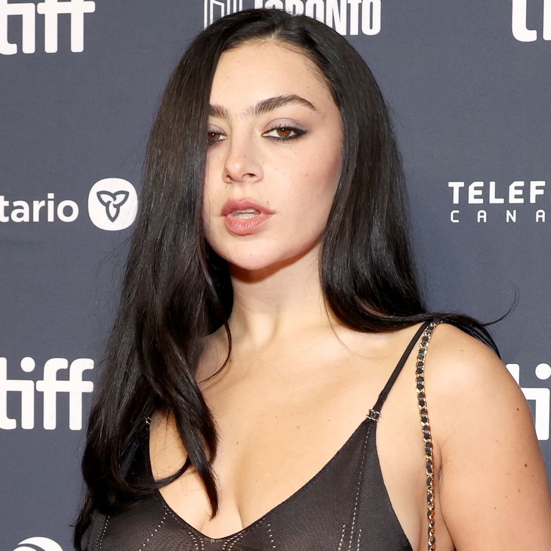 Charli XCX dons a sheer ultra mini dress to mark her acting debut at Toronto Film Festival