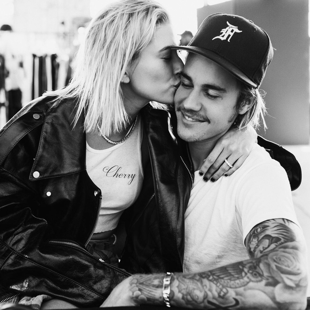 Justin Bieber is so loved up with Hailey as they mark 'return' after baby Jack's birth