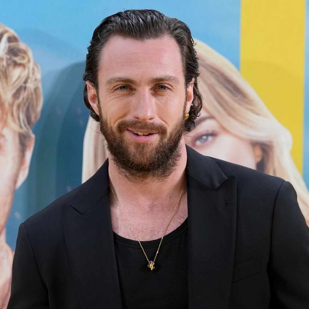 Aaron Taylor-Johnson gives off big Bond energy for solo appearance