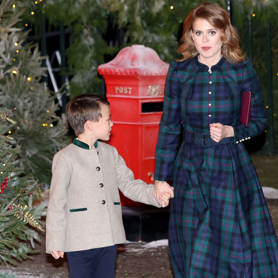 Princess Beatrice's stepson filmed decorating magical Christmas tree