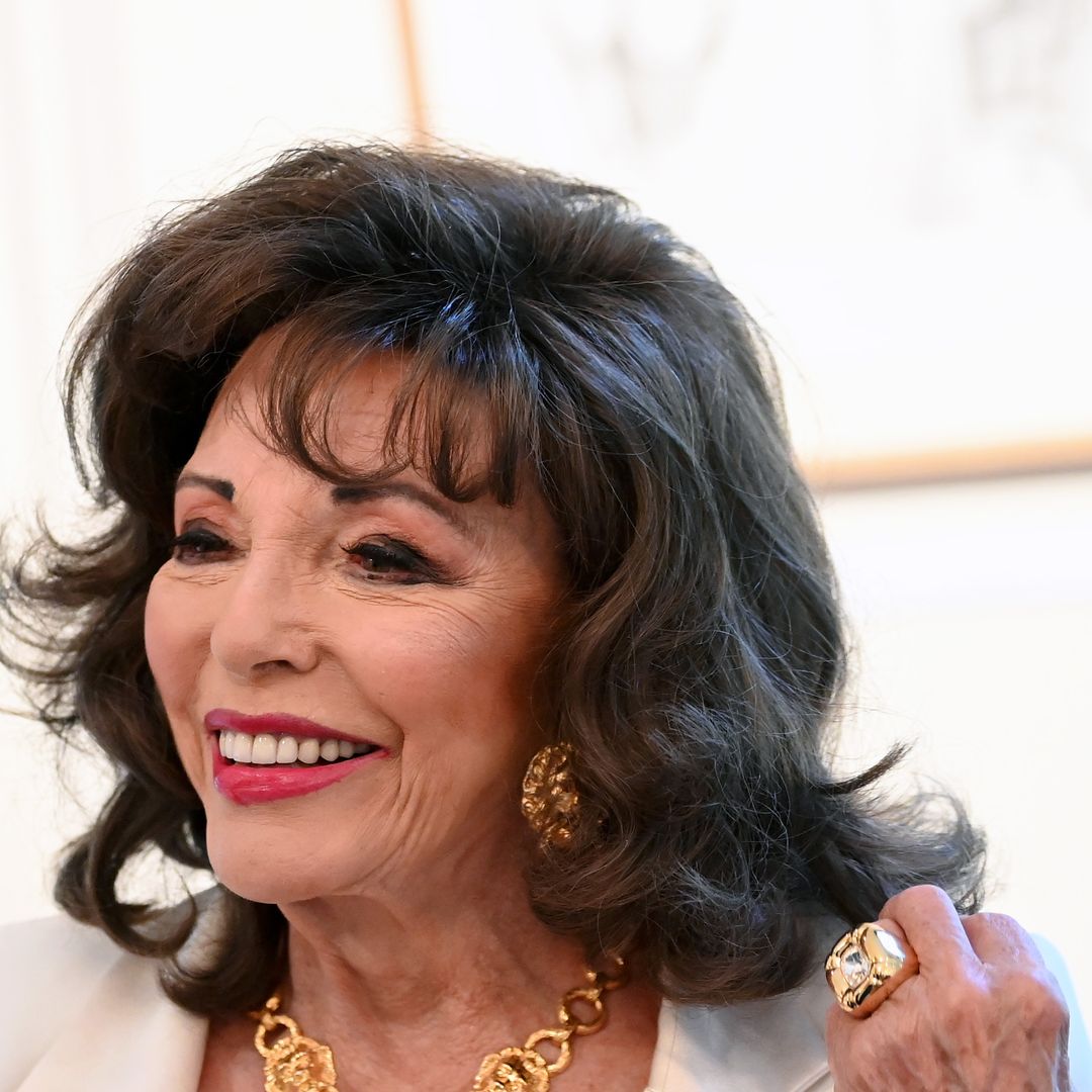 Joan Collins, 90, enjoys birthday dinner with rarely-seen daughter Katy