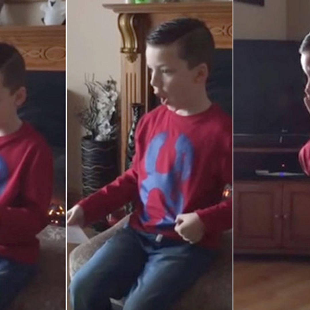 Six-year-old boy overwhelmed when he discovers he's going to be a big brother