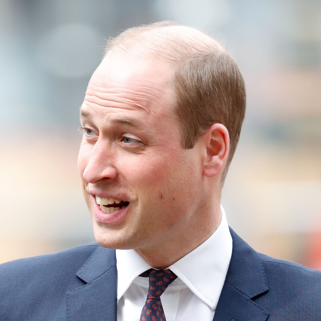 Blonde Prince William is all smiles with father King Charles in rare clip at Highgrove House