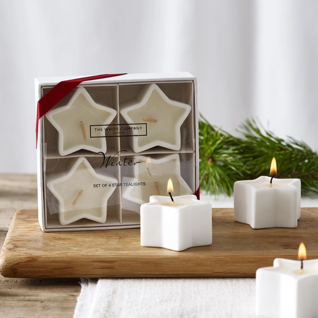 The White Company Winter Star Tealights 