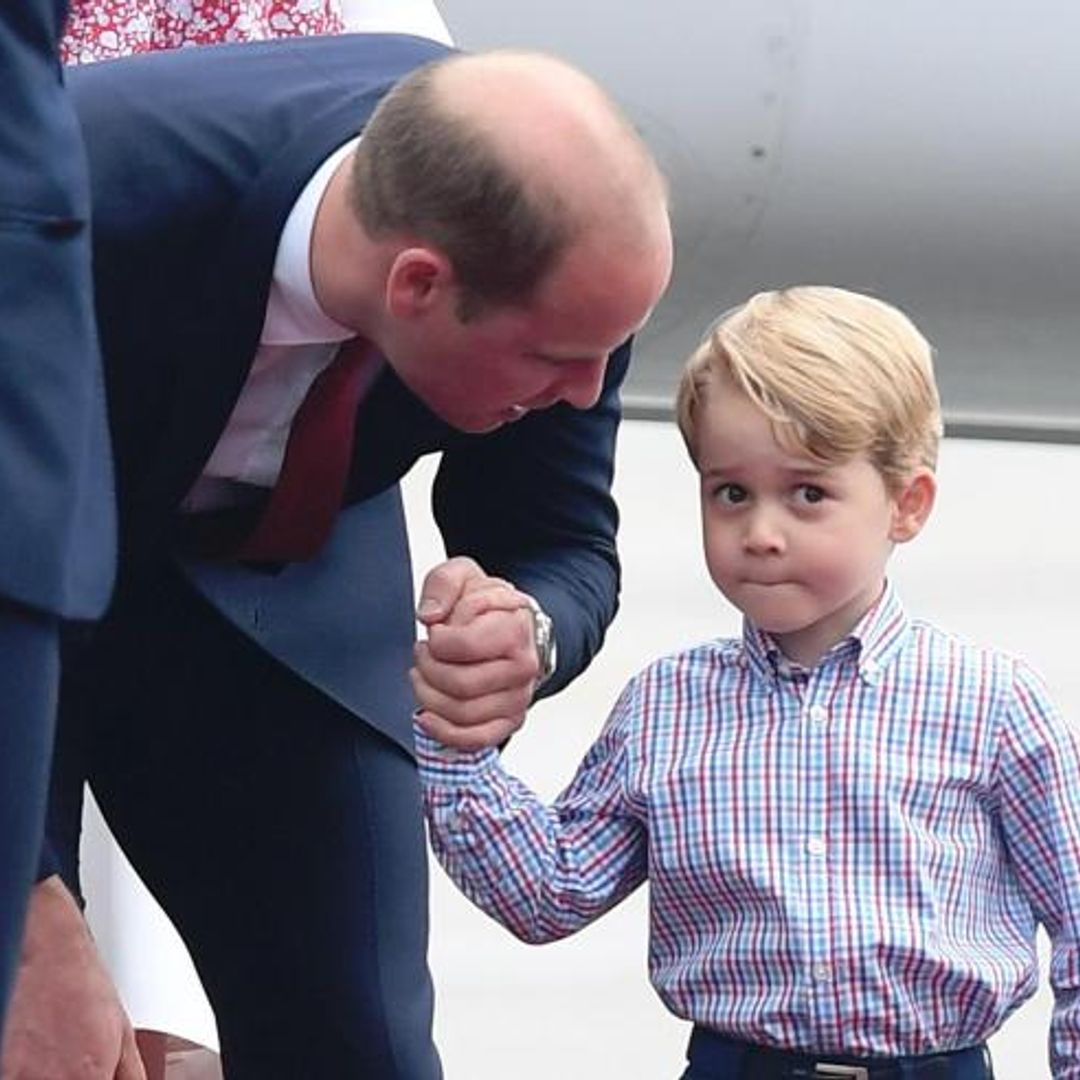 The royal rule Prince William broke on tour with son Prince George
