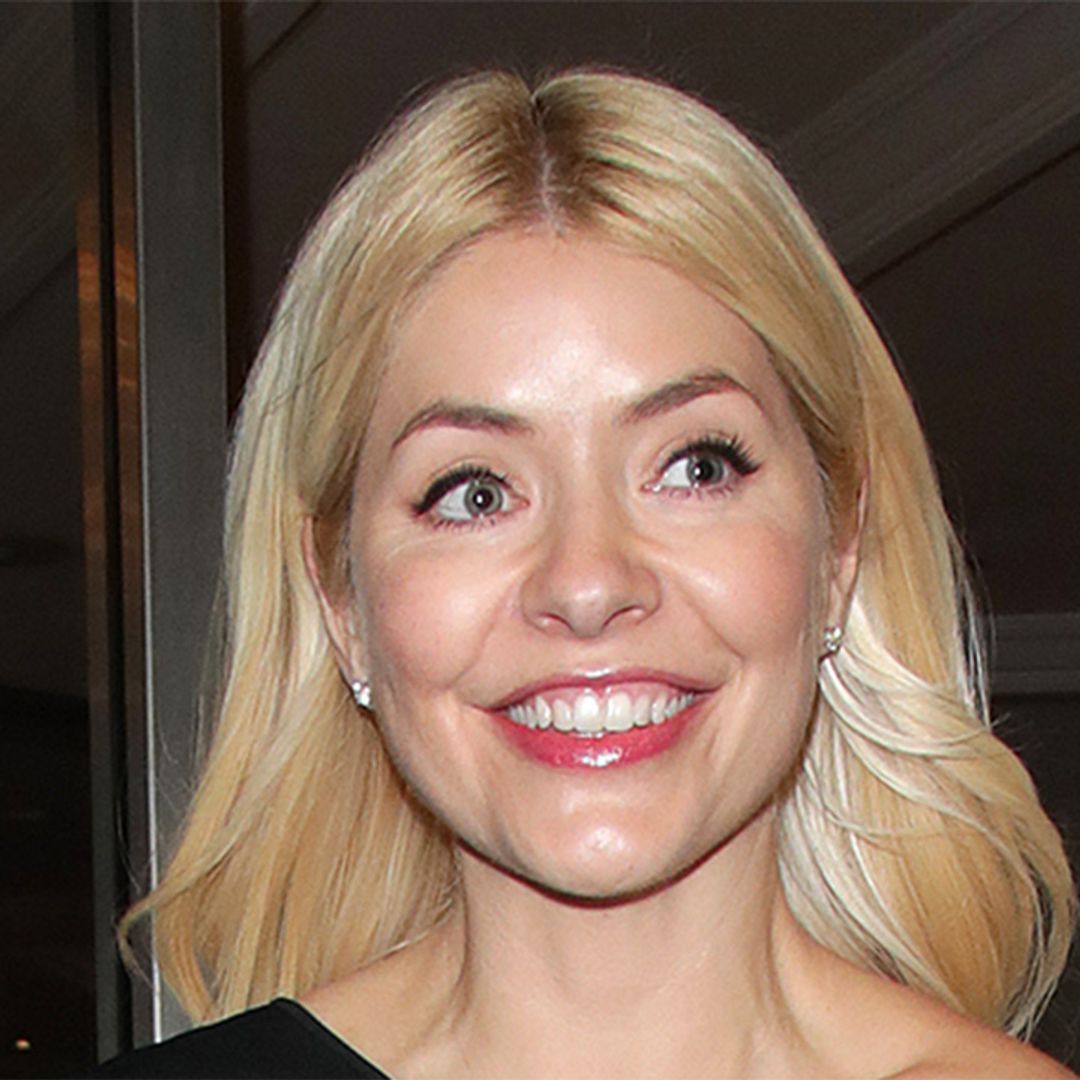 Holly Willoughby is a glowing goddess in chic winter ensemble