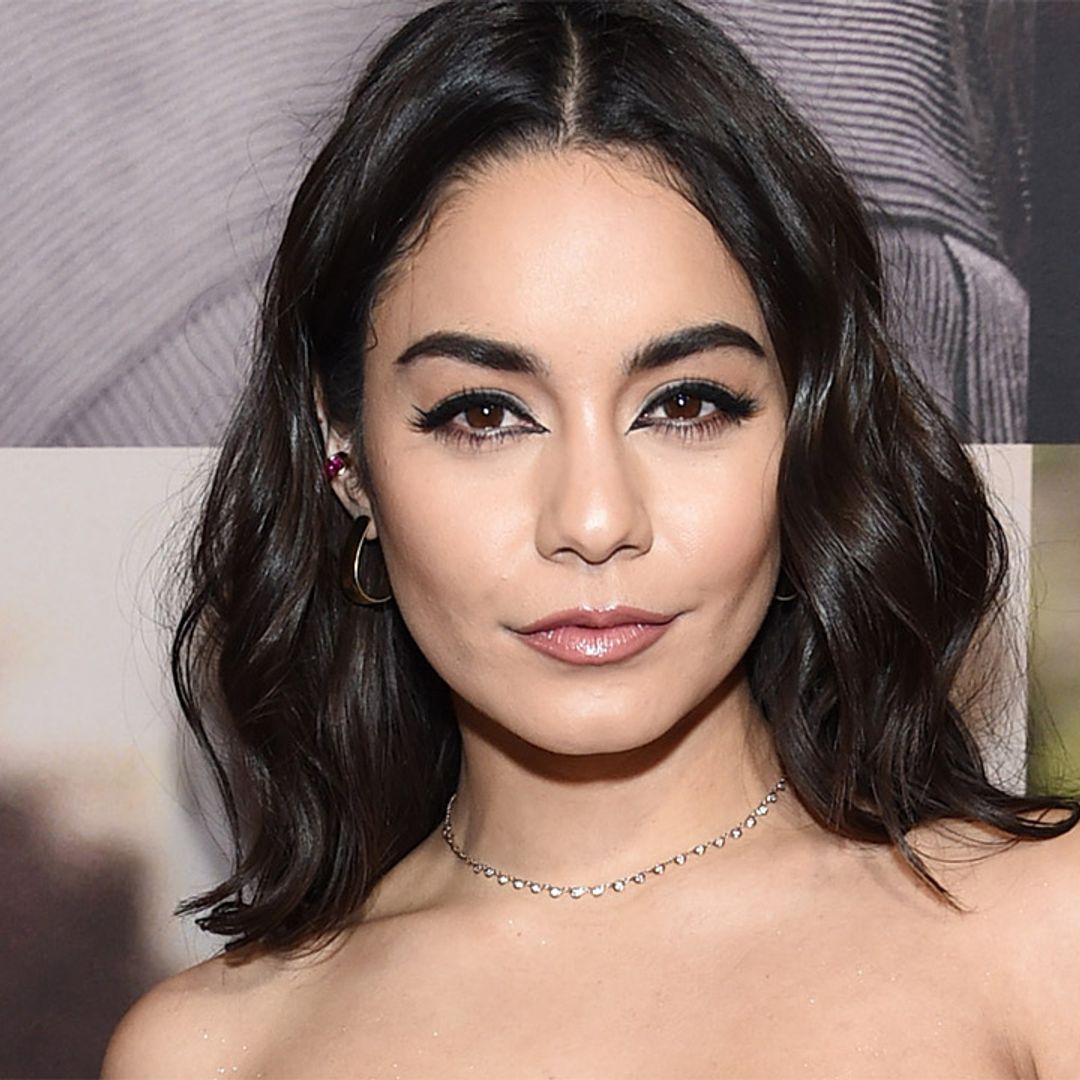 Vanessa Hudgens poses up a storm in strapless lilac bikini
