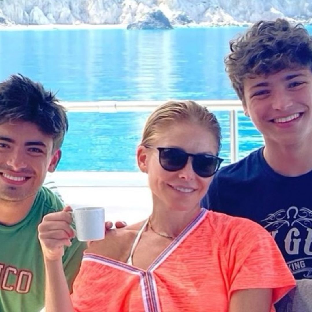 Kelly Ripa reunites with sons Michael and Joaquin for special event - see photos