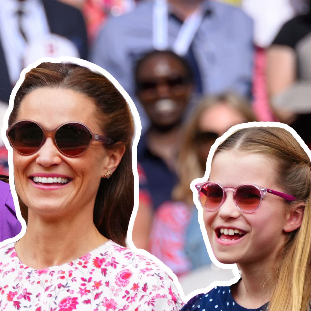 Giggling Princess Charlotte's best moments with aunt Pippa Middleton at Wimbledon