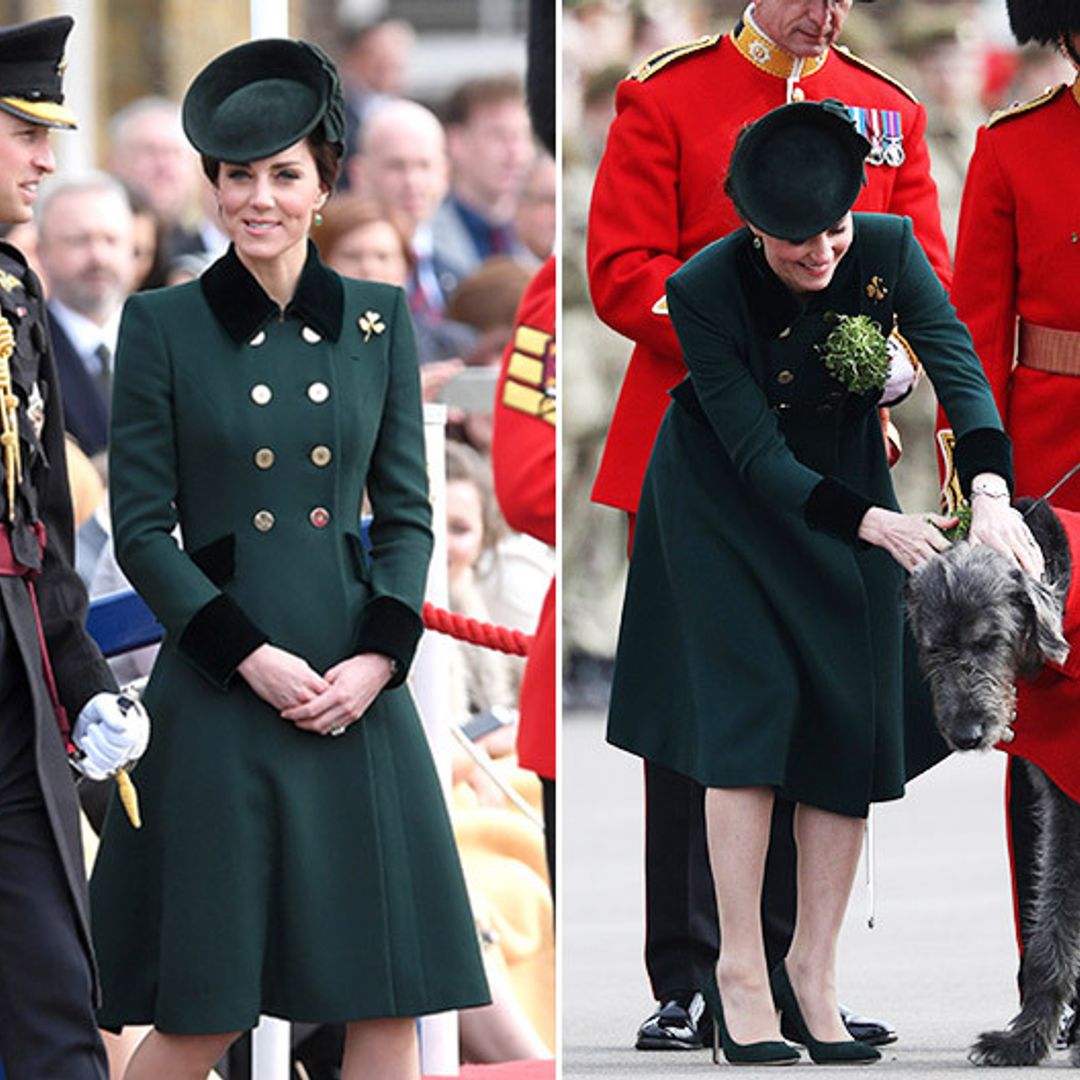 Prince William and Kate Middleton attend traditional St Patrick's Day parade