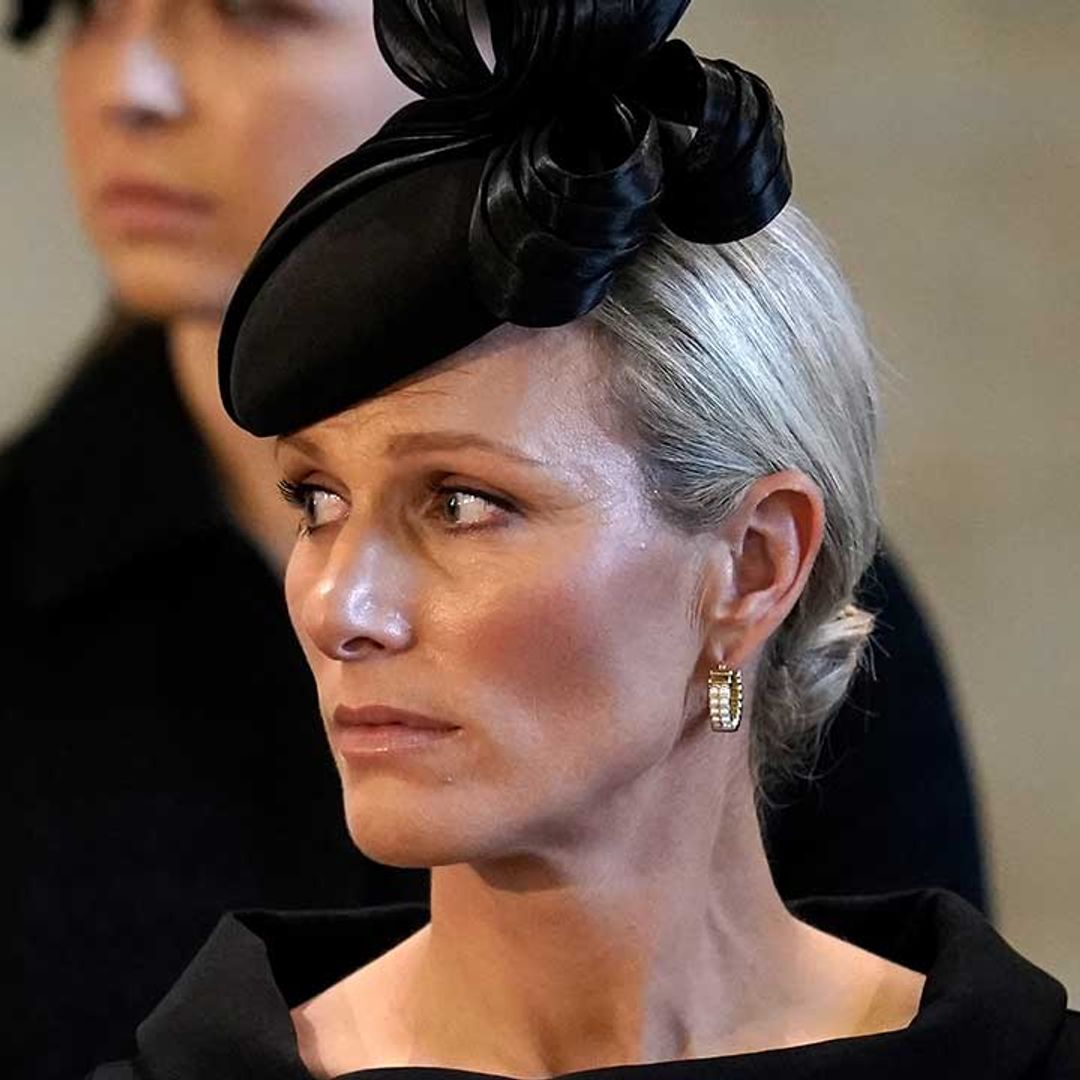 Zara Tindall looks graceful in traditional accessories for heartbreaking outing