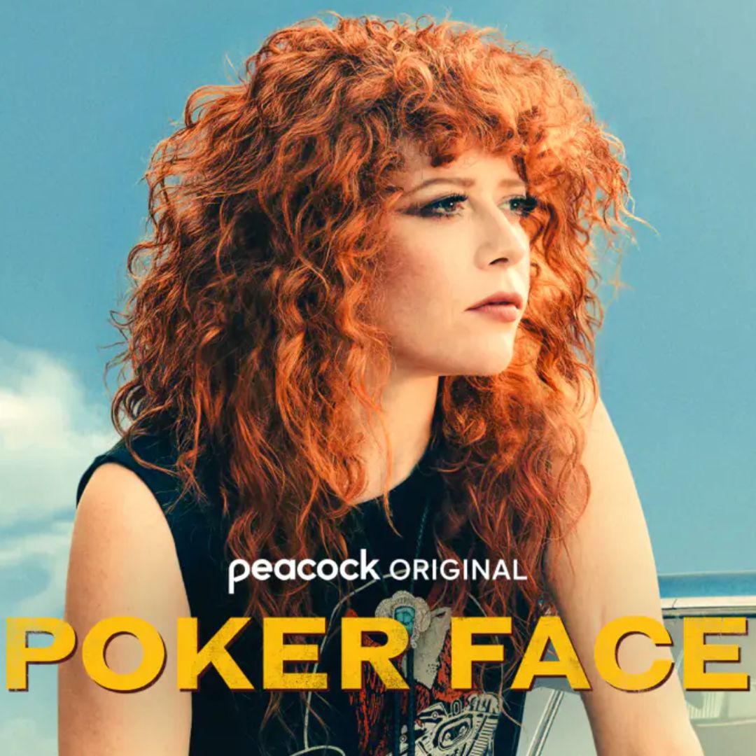 Pokerface poster featuring Natasha Lyonne in a black tank top